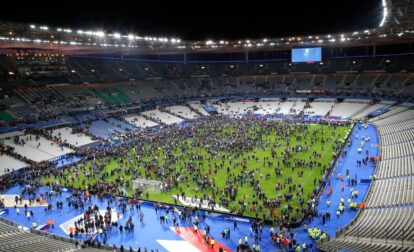 Paris Attacks-Security Guard Soccer
