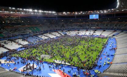 Paris Attacks-Security Guard Soccer