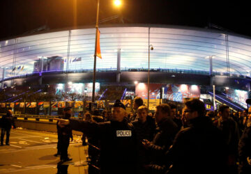 Paris Attacks-Security Guard Soccer
