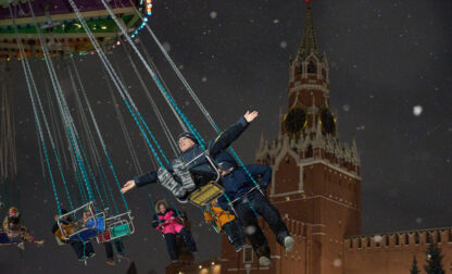 APTOPIX Russia New Year Preparations