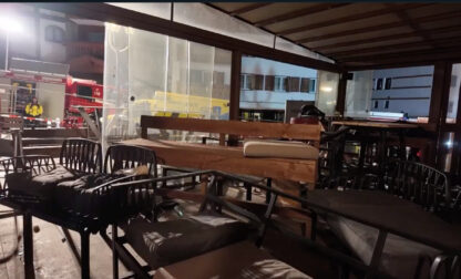 APTOPIX Switzerland Bar Fire