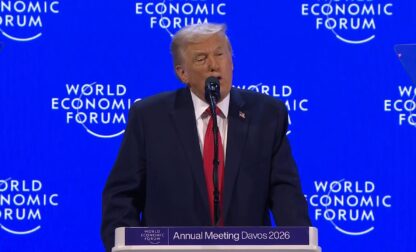 In Davos, Trump touts his policies and declares Europe is ‘not heading in the right direction’