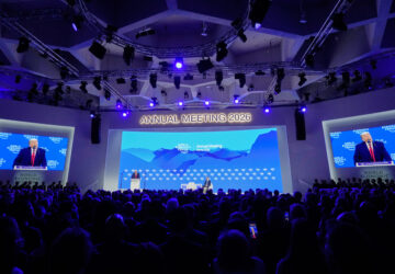 President Donald Trump speaks during the Annual Meeting of the World Economic Forum in Davos, Switzerland, Wednesday, Jan. 21, 2026. (AP Photo/Markus Schreiber)