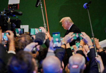US President Donald Trump attends the Annual Meeting of the World Economic Forum in Davos, Switzerland, Thursday, Jan. 22, 2026. (AP Photo/Markus Schreiber)