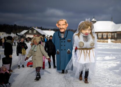 APTOPIX Lithuania Shrovetide