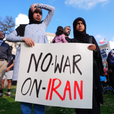 Iran War Protest