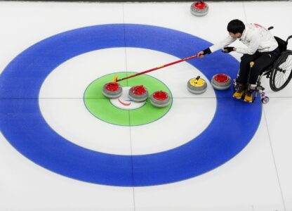 APTOPIX Milan Cortina Paralympics Wheelchair Curling
