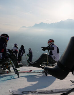 APTOPIX Milan Cortina Paralympics Alpine Skiing