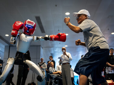 APTOPIX Hong Kong Robots