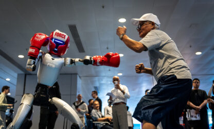 APTOPIX Hong Kong Robots