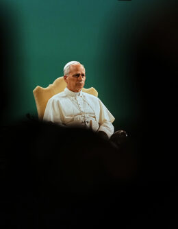 Pope Leo XIV attends the International conference, “Raising Hope for Climate Justice,” in Castel Gandolfo, Italy, Oct. 1, 2025. (AP Photo / Alessandra Tarantino)