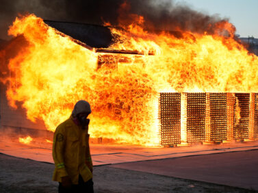 APTOPIX Climate Fireproof Home