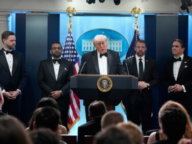 APTOPIX Trump White House Correspondents Dinner