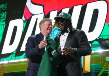 APTOPIX NFL Draft Football