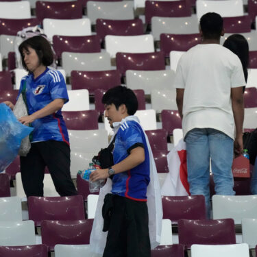 WCup Japan Cleans Up Soccer