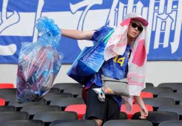 WCup Japan Cleans Up Soccer