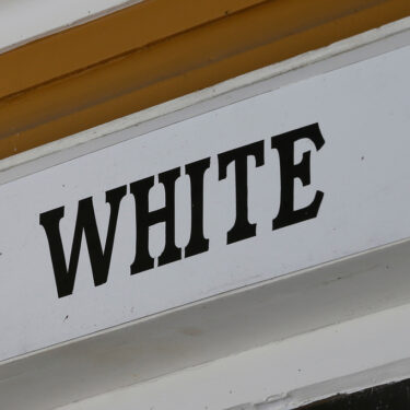 American Objects Whites Only Sign