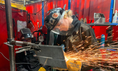 Female Welder