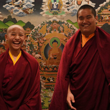 Teenage Buddhist Lama