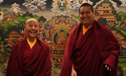 Teenage Buddhist Lama