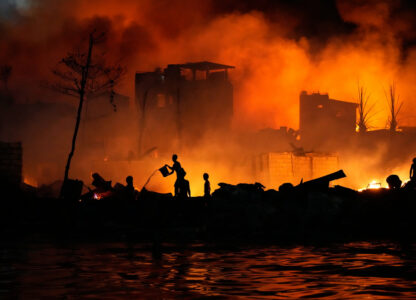 APTOPIX Philippines Fire