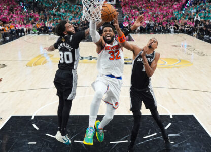 APTOPIX NBA Finals Knicks Spurs Basketball