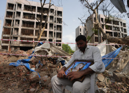 APTOPIX India Plane Crash Anniversary