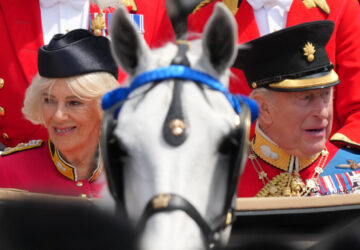 APTOPIX Britain Royals Trooping the Colour