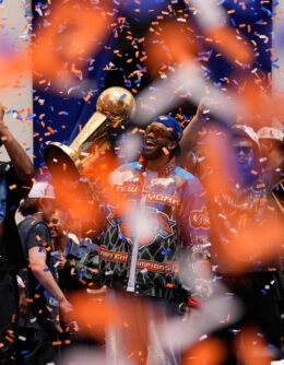 APTOPIX Knicks Championship Parade Basketball