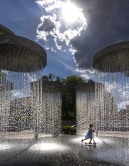 APTOPIX Lithuania Extreme Weather Heat