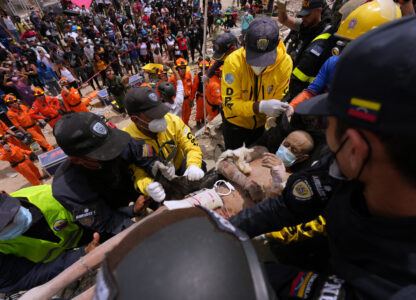 APTOPIX Venezuela Earthquake