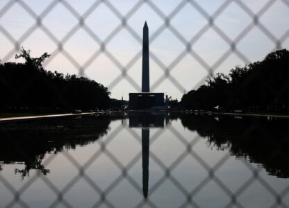 APTOPIX Lincoln Memorial Reflecting Pool