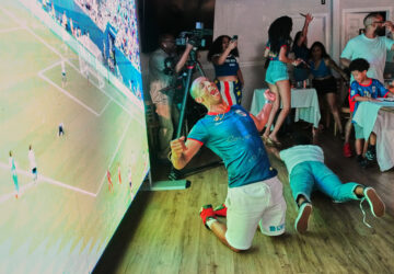 APTOPIX Massechusetts WCup Soccer Reaction