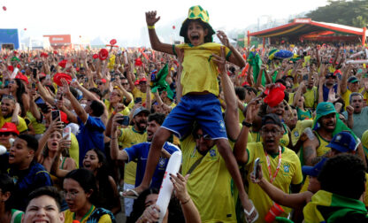 APTOPIX Brazil Wcup Soccer Reaction