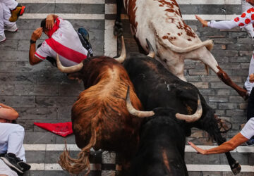 APTOPIX Spain Running of the Bulls