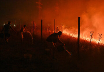 APTOPIX Greece Wildfires