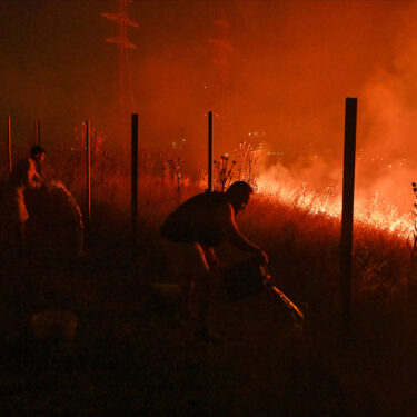 APTOPIX Greece Wildfires