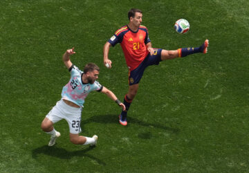 APTOPIX Belgium Spain WCup Soccer