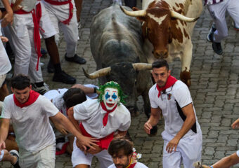 APTOPIX Spain Running of the Bulls