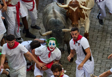 APTOPIX Spain Running of the Bulls