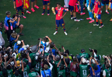 APTOPIX Argentina Spain WCup Soccer