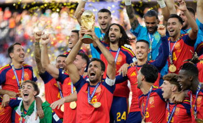 APTOPIX Argentina Spain WCup Soccer