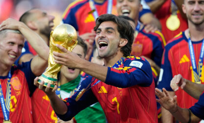 APTOPIX Argentina Spain WCup Soccer