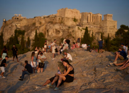APTOPIX Greece Extreme Weather Heat