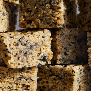 Voracious – Black Sesame Krispie Treats