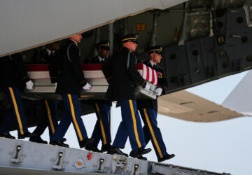 APTOPIX Trump Dignified Transfer