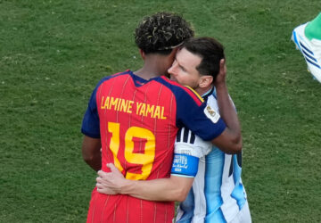 APTOPIX Argentina Spain WCup Soccer