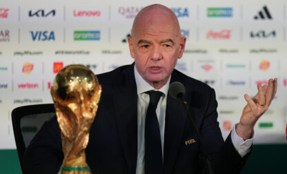 Soccer FIFA Infantino Critics