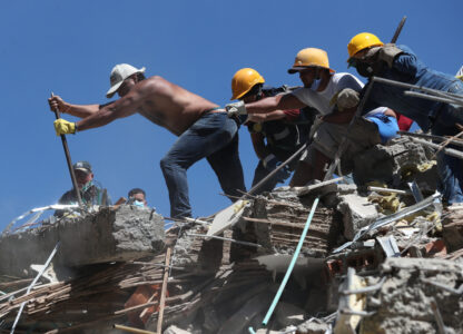 APTOPIX Colombia Earthquake