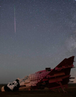 APTOPIX Mideast Israel Perseid Meteor Shower